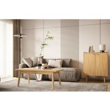 Woodman Mizica v hrastovem dekorju v naravni barvi 60x120 cm Nice – | Shoptok.si