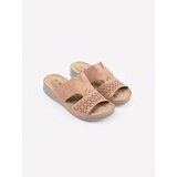 Shelvt Flip-flops on a low wedge powder pink | Shoptok.si