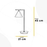 Lesnina XXXL NAMIZNA SVETILKA 21/21/45 cm | Shoptok.si
