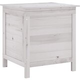  Vrtna kutija za pohranu bijela 50x49x56,5 cm masivna jelovina | shoptok.hr