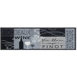 Maison Chic Kuhinjska Preproga, Rug pralna vino siva 45x150 cm žamet, (22122110) | Shoptok.si