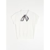Sinsay Polo bluza s viskozom i maramom | shoptok.hr