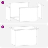  Vrtna posuda za sadnju s LED svjetlom Srebrna 40 x 60 x 40 cm - Pocinčani čelik 40 x 60 x 40 cm 1 | shoptok.hr