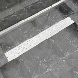 vidaXL Kanaleta za Tuš Mehurčki 930x140 mm Nerjaveče Jeklo Cene