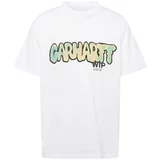 Carhartt WIP Majica 'Drip' turkizna / svetlo rumena / črna / bela