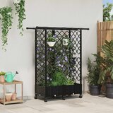  Povišeni krevet s mrežom i krovom Crna 124 x 40 x 127 cm PP | shoptok.hr