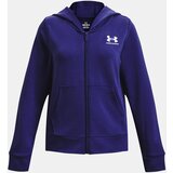 Under Armour Sweatshirt UA Rival Terry FZ Hoodie-BLU - Girls Cijene