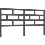 Maison Chic posteljno vzglavje - vzglavna omarica - nočna omarica sivo 186x4x100 cm trdna borovina, (21705505) Cene