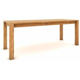  Hrastov stol 200 x 80 cm, prirodan, svilenkasto polumat | shoptok.hr