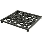 Podstavek za kozico List 20x20cm / kvadraten / črn / aluminij, (5000200351)