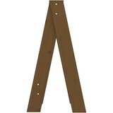  Stolci 2 kom boja meda 40x40x75 cm od masivne borovine | shoptok.hr