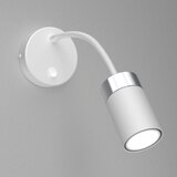 Fleksibilna lampica JOKER 1xGU10/8W/230V bela/matni hrom | Eponuda.com