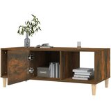  Stolić za kavu boja hrasta 102 x 50 x 40 cm konstruirano drvo Smeđa | Shoptok.si
