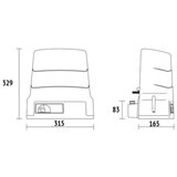 ROGER KIT H30/645 Motor klizne kapije do 600kg AU010073 | Eponuda.com