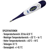 THERMOMETER WORLD digitalni veterinarski termometer za hišne živali z upogljivo sondo odprta embalaža | Shoptok.si