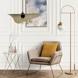 Toolight Stropni luster APP1468-1CP BLACK/OLD GOLD | shoptok.hr