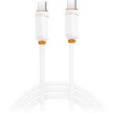 Nb-Q302B kabl USB-C na USB-C, 60W, 1m, Beli