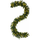  Božićni vijenci Zelena 270 cm PVC i PE 50 LED lampica | shoptok.hr