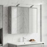  Kupaonski ormar s ogledalom Betonski sivi 73 5 x 16 x 62 5 cm | shoptok.hr