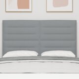  LED Uzglavlje Moderne Linije Svjetlosiva 80 cm Tkanina | shoptok.hr
