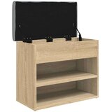  Klupa za cipele boja hrasta 62x32x50 cm konstruirano drvo | shoptok.hr