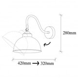 Opviq lights 892OPV1234 Zidna lampa, crna | Eponuda.ba