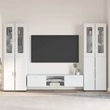 Set TV komoda FLORIN 3 kom. Bijelo Konstruirano drvo | shoptok.hr