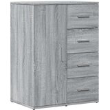 vidaXL Komoda siva sonoma 59x39x80 cm inženirski les | Shoptok.si