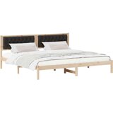  Konstrukcija postelje z vzglavjem Črna 200 x 200 cm blago, (5000084082) | Shoptok.si