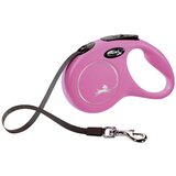 Flexi Povodac za pse Flexi NEW CLASSIC 5m Roza Veličina S | shoptok.hr