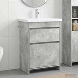  Set namje&amp;scaron;taja za kupaonicu Betonska siva 61 x 40 x 84,5 cm Slike