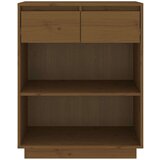  Konzolni ormarić boja meda 60 x 34 x 75 cm od masivne borovine | shoptok.hr