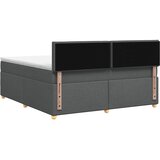  Boxspring krevet s madracem Tamnosiva 140 x 200 cm Tkanina | shoptok.hr