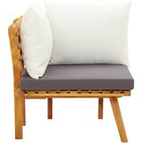  Kutna vrtna sofa od masivnog bagremovog drva s jastucima | shoptok.hr