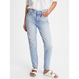GAP Jeans High Rise Distressed Cigarette Jeans with Washwell - Women's | Shoptok.si