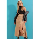 Trend Alaçatı Stili Women's Biscuit Button Detailed Knitwear Skirt | Shoptok.si