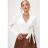 Trend Alacati Stili ženska bluza dugih rukava Alc-X13166, bela | Eponuda.com