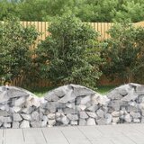 vidaXL Gabionska košara s lukom 100x30x40/60 cm pocinčano željezo Cijene