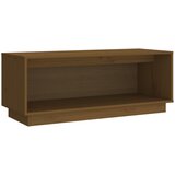 Maison Chic TV omarica - TV stojalo - Televizijska omarica medeno rjava 90x35x35 cm trdna borovina, (21700279) Cene