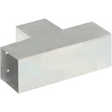  Spojnici za stupove u T-obliku 4 kom pocinčani metal 101x101 mm | shoptok.hr