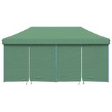 Šator za svadbe - šator za zabave Zelena 292 x 580 x 315 cm Oxford tkanina - Zelena s 4 bočna zida Da | shoptok.hr