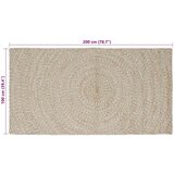  Tepisi za područja Prirodna i bijela 100 x 200 cm Juta | Eponuda.ba