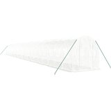  Staklenik s čeličnim okvirom bijeli 44 m² 22 x 2 x 2 m | shoptok.hr