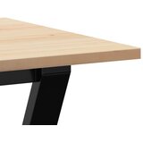  Blagovaonski stol Y-oblika 80x50x75 cm od borovine i čelik | shoptok.hr