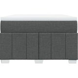  Krevet box spring s madracem tamnosivi 120 x 190 cm tkanina | shoptok.hr