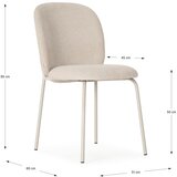 Marckeric Kremno beli jedilni stoli v kompletu 4 ks Daia – | Shoptok.si