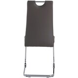 P & B NIHAJNI STOL, kovina, tekstil rjavosiva, barve kroma | Shoptok.si