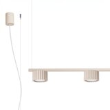 Sollux SL.2697 - Luster na sajli AURA 4xGX53/10W/230V krem boje | Eponuda.com