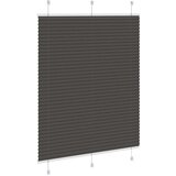 vidaXL Plisirana roleta crna 110x150 cm širina tkanine 109,4 cm | shoptok.hr
