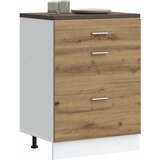 vidaXL Kuhinjska osnovna omarica artisan hrast inženirski les | Shoptok.si